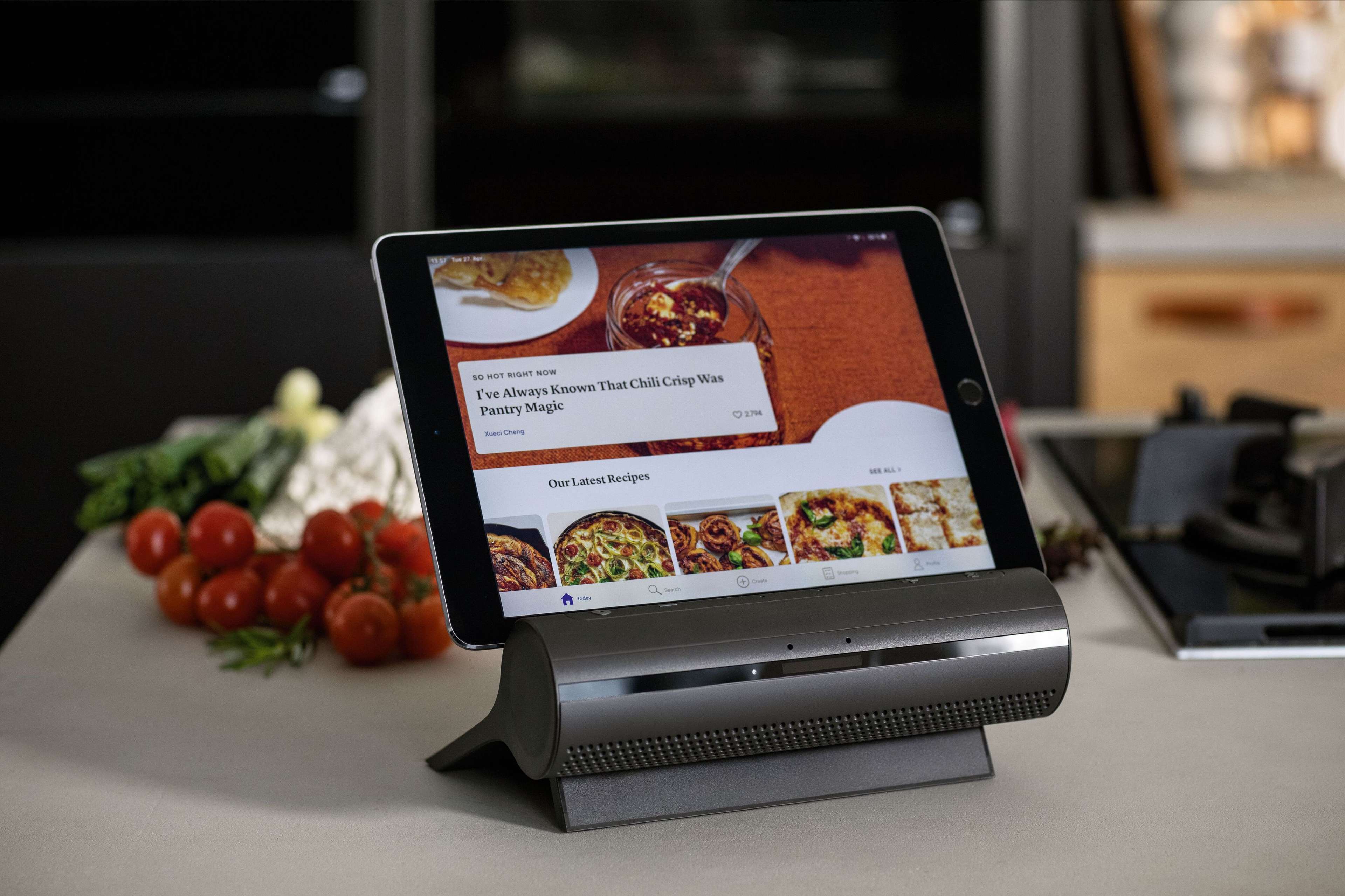 Neff Smart Kitchen Dock mit Tablet