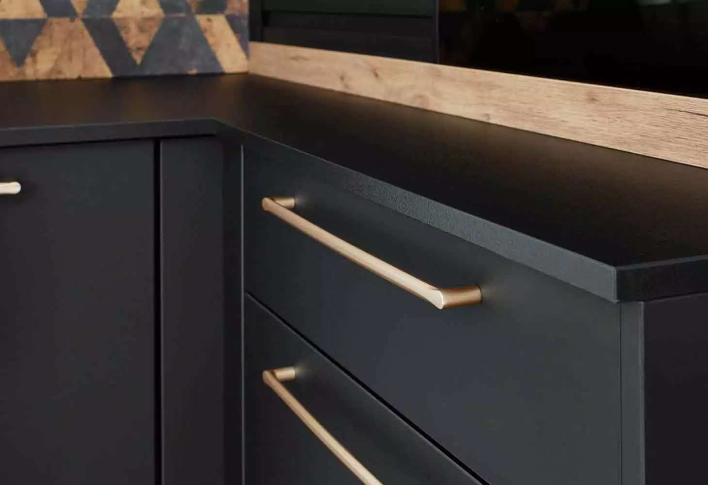 Schubladen-Griff aus hochwertigem Metall