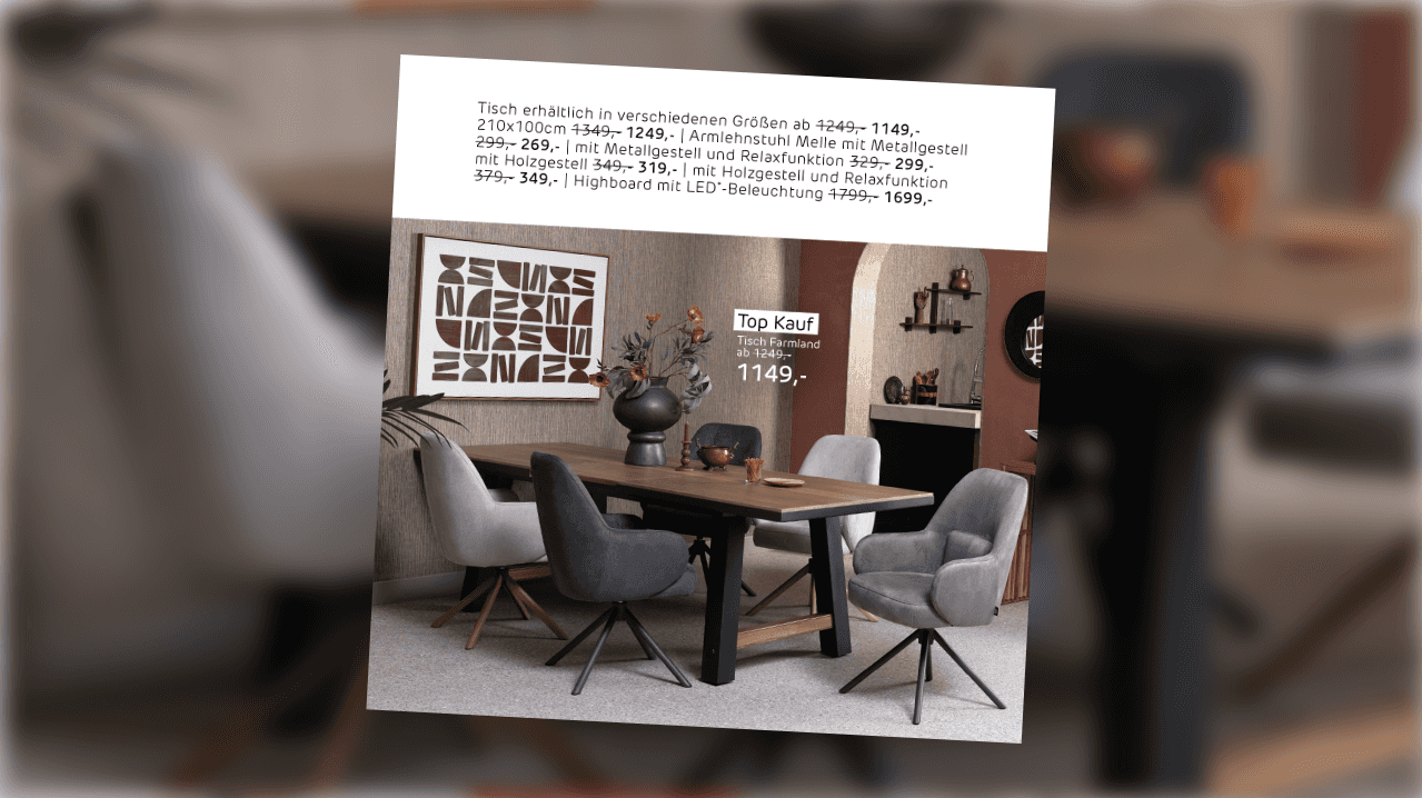 Top Kauf Angebot für Farmland Esstisch ab 1149€ mit grauen Drehstühlen, moderne Esszimmereinrichtung mit Highboard und verschiedenen Preisoptionen