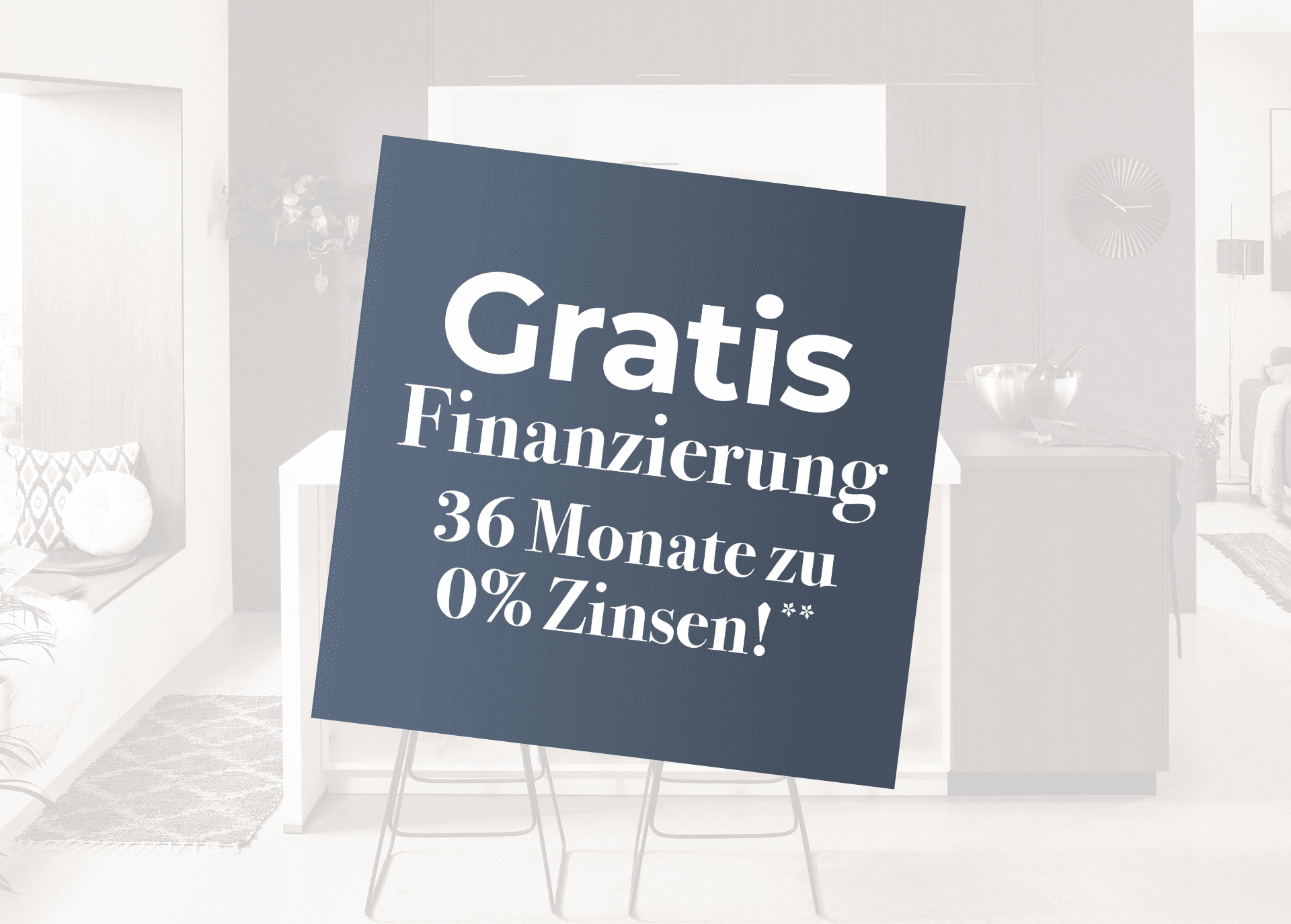 EM Küchen Aktion: Gratis 0% Finanzierung