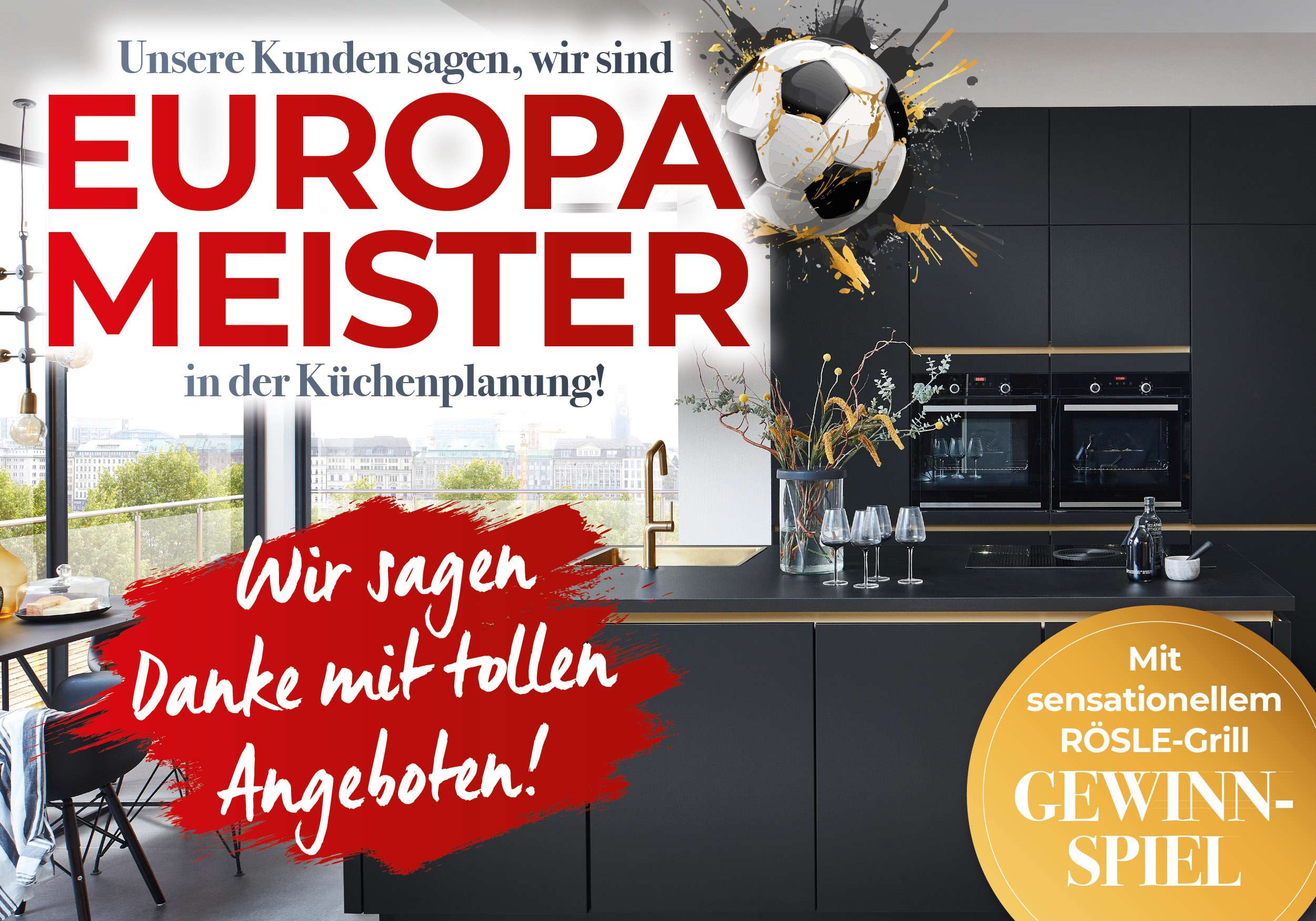 EM Küchen Aktion mit tollen Angeboten und Gewinnspiel