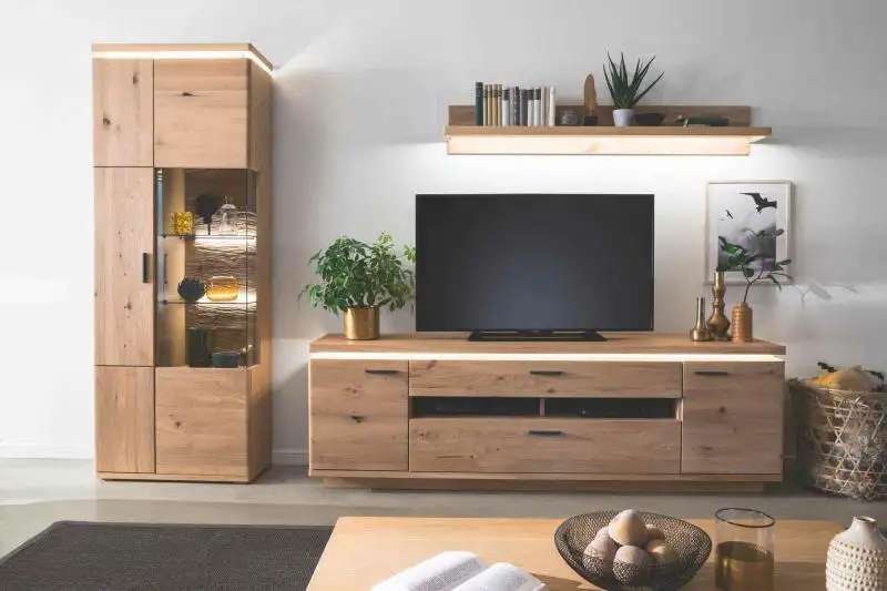 Wohnkombination Furniert
