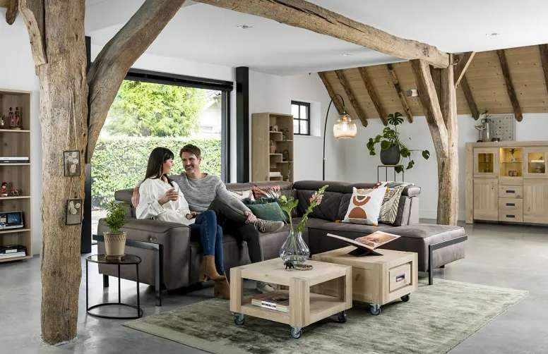 3 Sitzer Armlehne links - Longchair rechts Busan