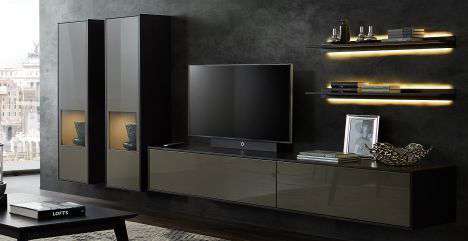 Wohnwand Linea Living Lotus