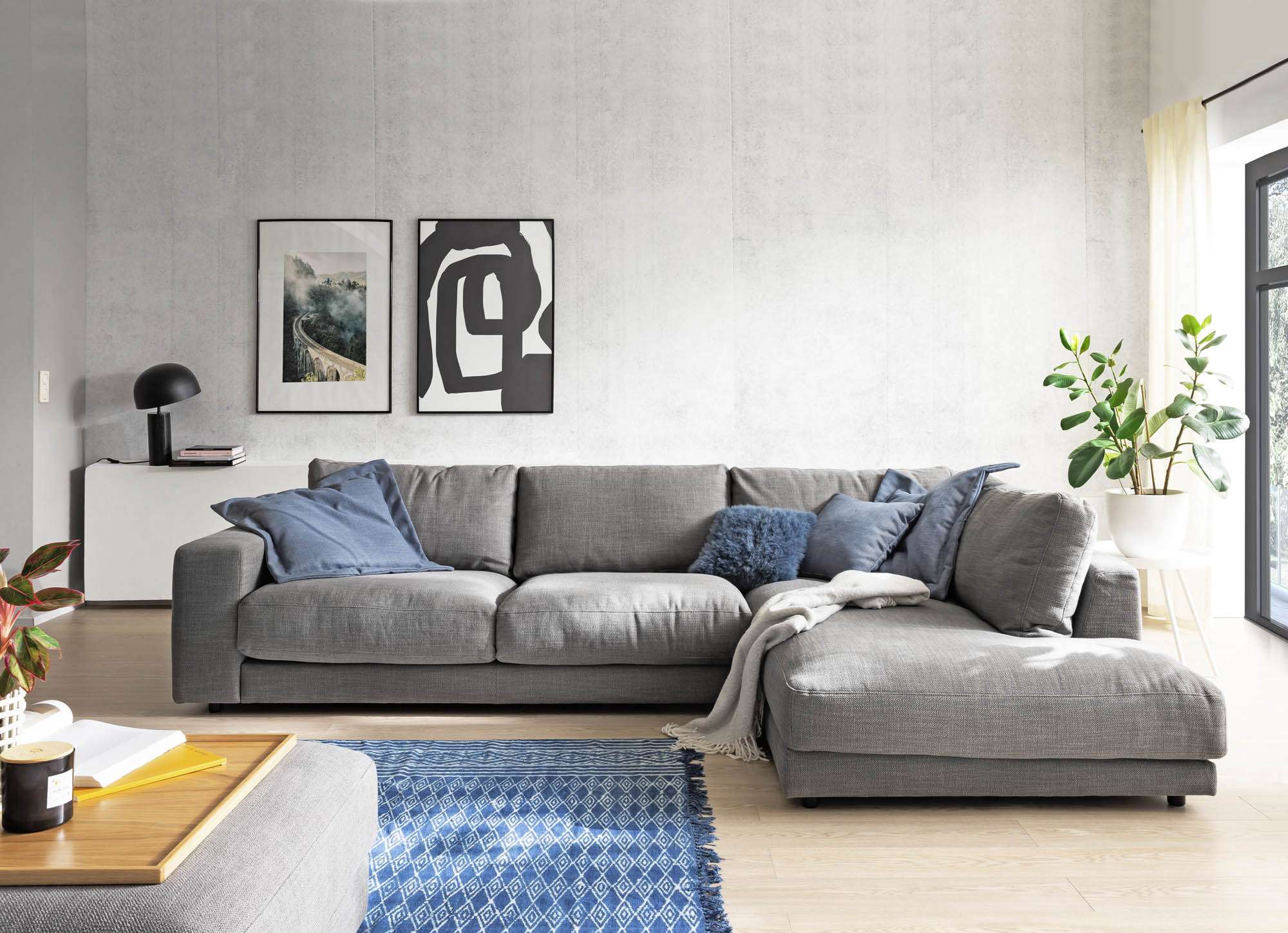 Ecksofa Stilecht Premium Hamilton A