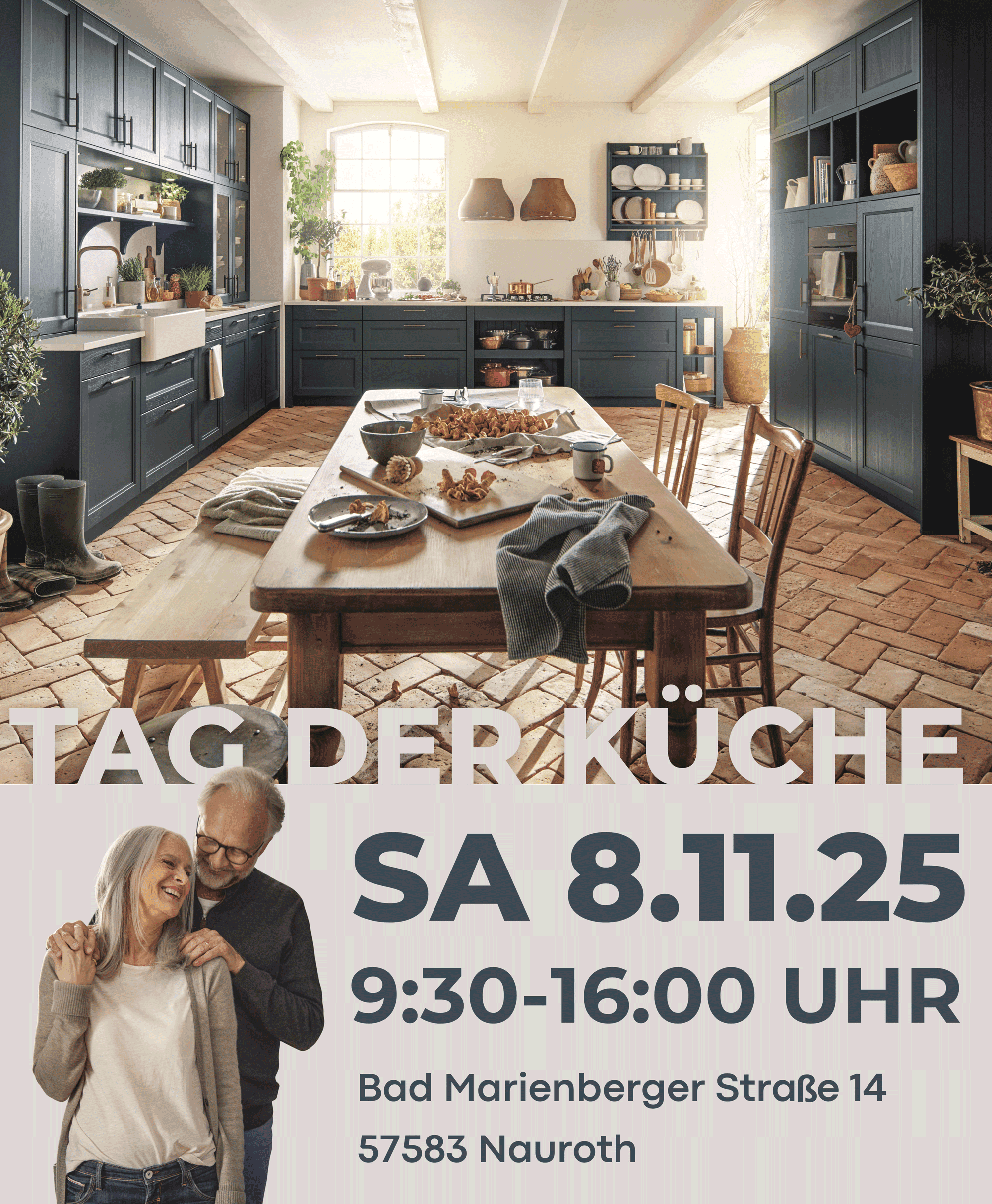 Tag der Küche - Samstag 08.11. von 09:30 Uhr bis 16:00 Uhr.